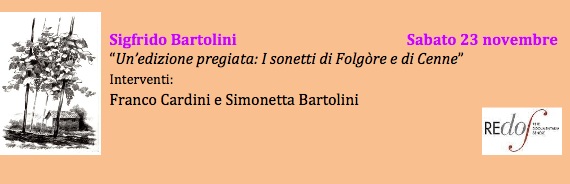 Un'edizione pregiata: I sonetti di Folgòre e di Cenne. Presentati dal prof. Franco Cardini e dalla prof.ssa Simonetta Bartolini