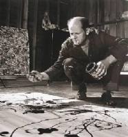 Jackson Pollock esponente della pittura dripping